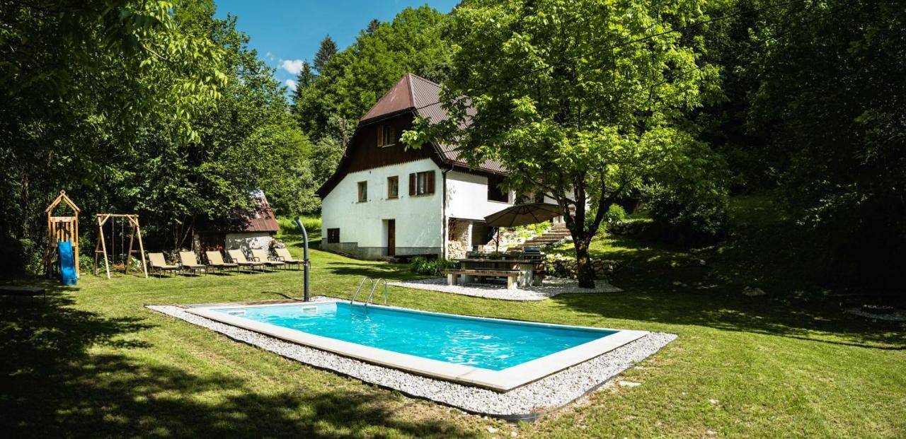 Gorska Vila Mountain Villa Soča Eksteriør billede